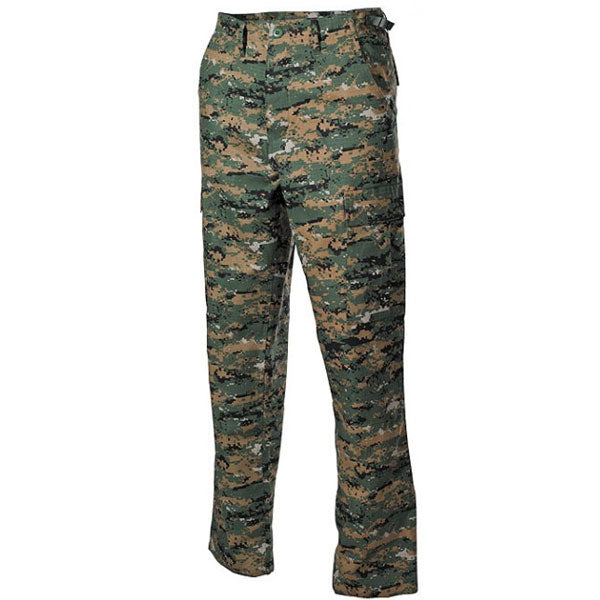 MFH BDU Herrenhose Rip-Stop digital woodland