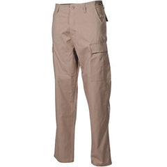 MFH BDU men's Rip-Stop trousers, khaki