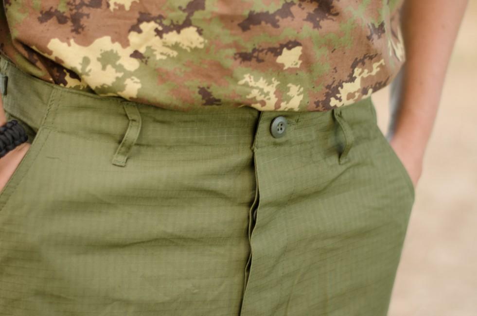 MFH BDU Rip-Stop Men's Pants, Olive