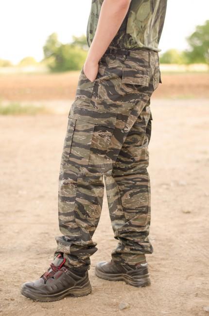 MFH Παντελόνι BDU Rip-Stop ανδρικό, tiger stripe