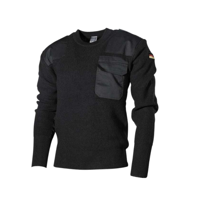 MFH Bundeswehr Pullover schwarz