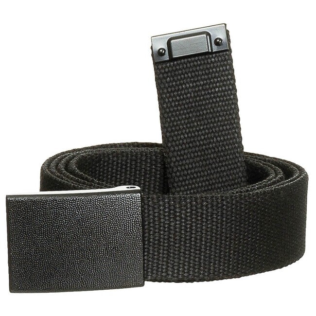 MFH Bw Gürtel mit Schnalle, schwarz, ca. 3 cm