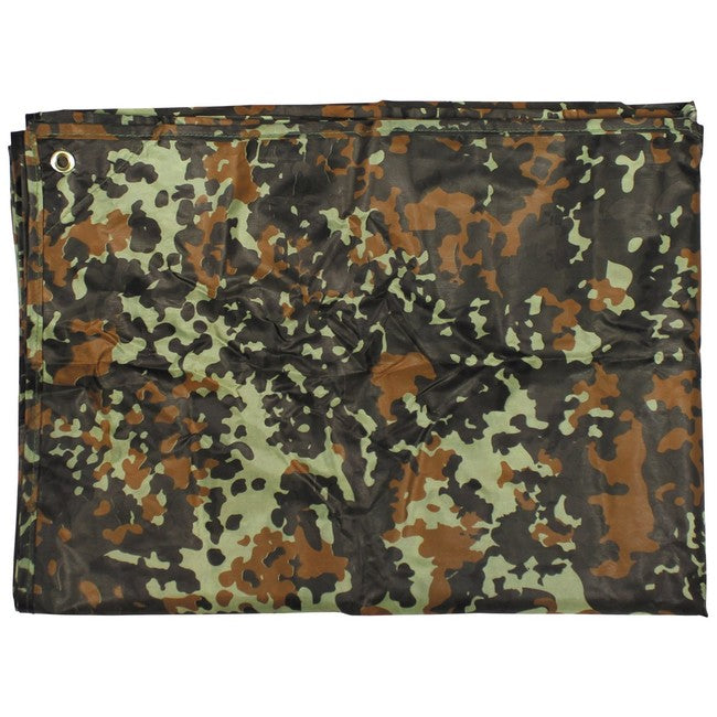 MFH Plane Tarp mit Ösen, BW Camo 2 x 3 m