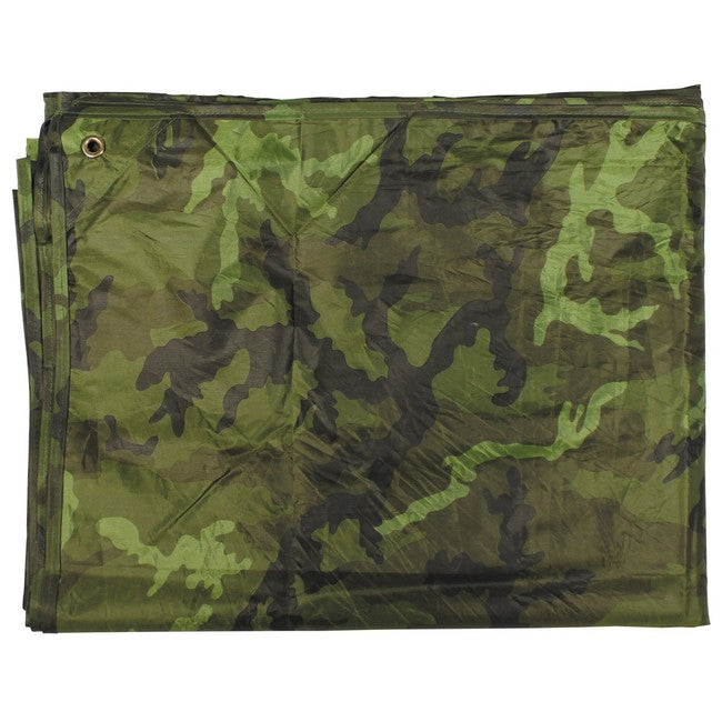 MFH Plane Tarp mit Ösen, M 95 CZ camo 2 x 3 m