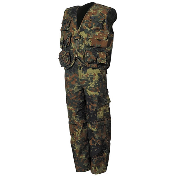 MFH kinderanzug Weste und Hose, Flecktarn