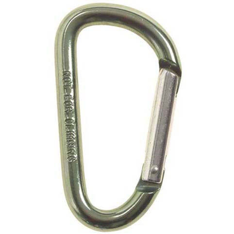 MFH Karabinerhaken oliv, 80 x 8 mm