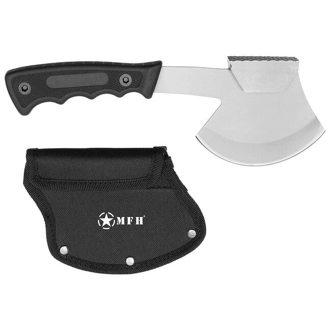 MFH Hammer mit Axt, Gummistiel