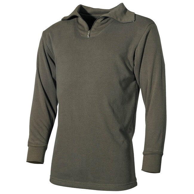 MFH Hemd BW Plush Tricot, OD green