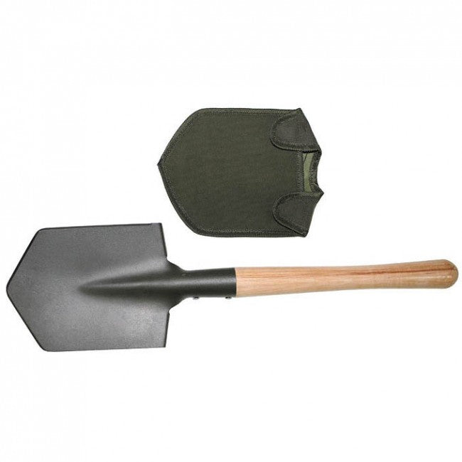 MFH Schaufel mit Holzgriff und tasche