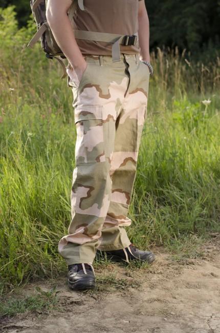 MFH BDU Herrenhose Rip-Stop 3col desert