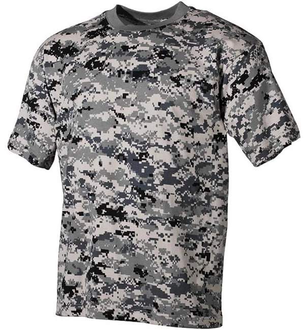 MFH BW Tarnmuster-T-shirt digital metro, 160g/m2