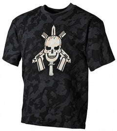 MFH Guns maskačno majica vzorec night camo