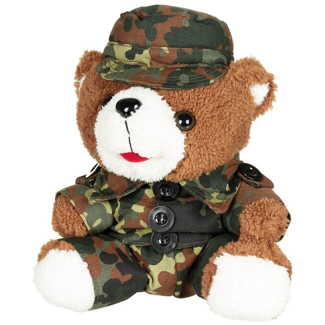 MFH Teddybär in Uniform, bw-tarn, ca. 28 cm