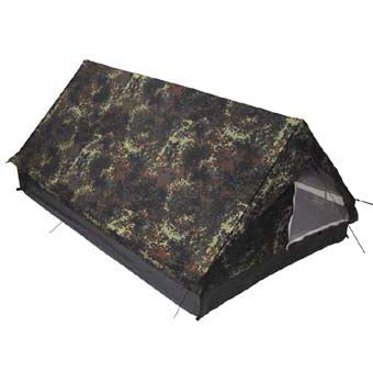 MFH „Minipack“ 2 Personen flecktarn zelt 213x137x97cm