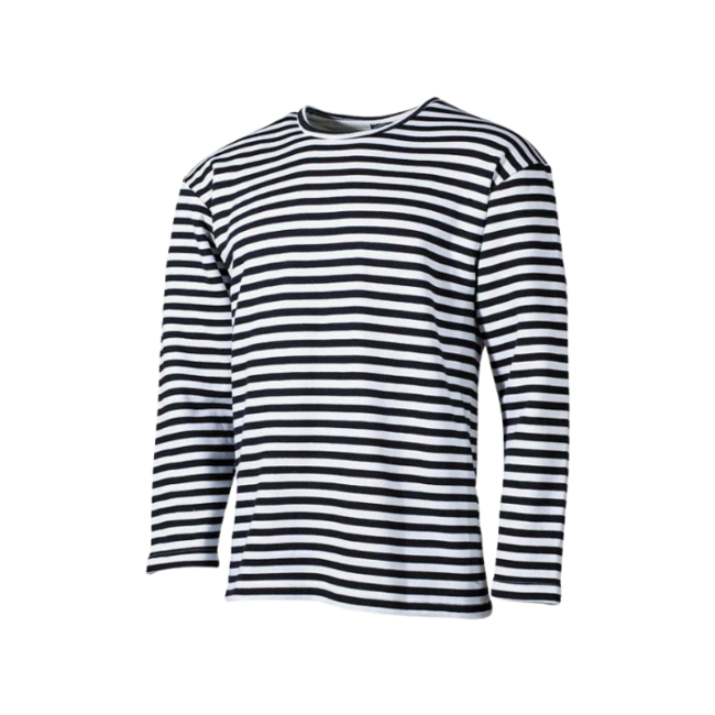 MFH Matrosen-T-shirt langärmliges für den Winter, schwarzes