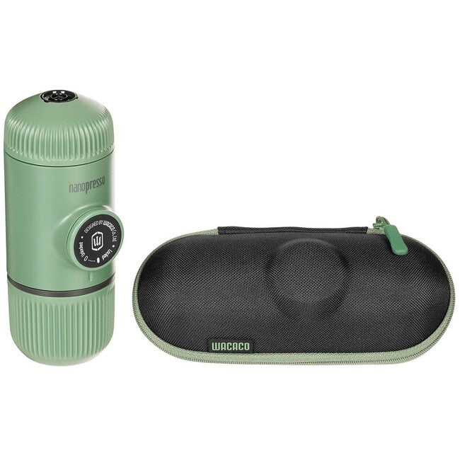 MFH Nanopresso mit Deckel Espressomaschine, grün