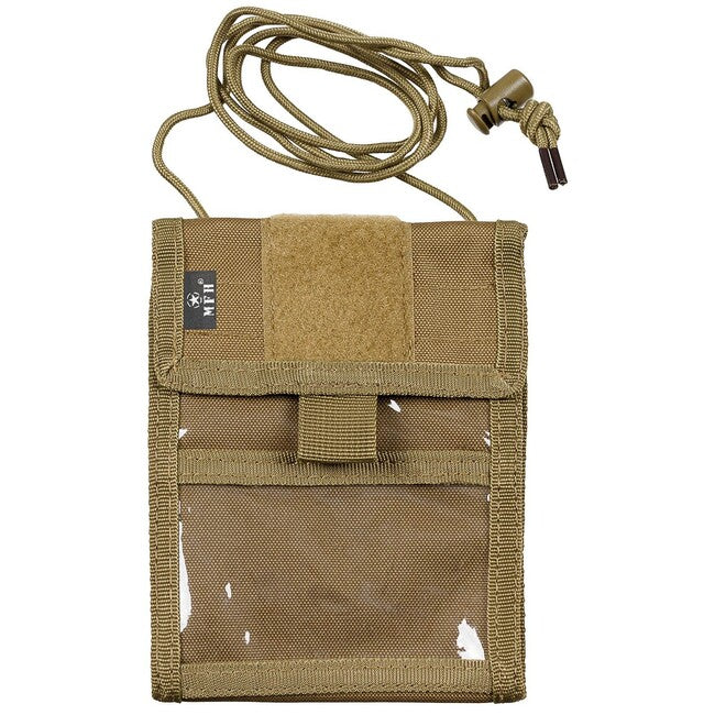 MFH Brieftasche mit Kordelzug, coyote tan