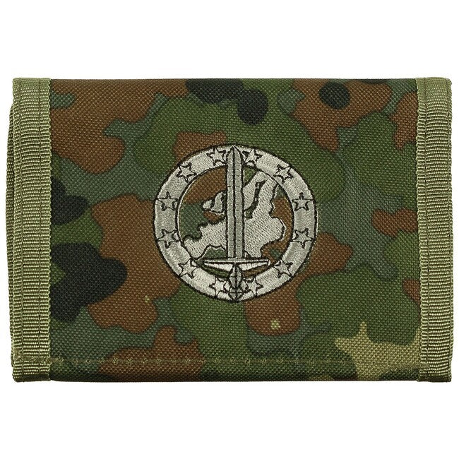 MFH Brieftasche mit Eurocorp-Logo, BW-Tarnfarbe