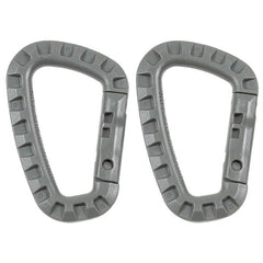 MFH Kunststoffkarabiner Laub D 7 mm x 8,5 cm 2 Stück
