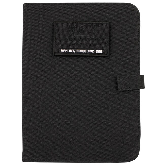 MFH tasche mit Notizbuch A5, schwarz