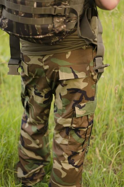 MFH BDU Rip-Stop Men's Pants, Woodland