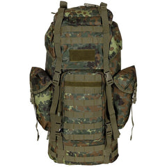 MFH MOLLE Σακίδιο Πλάτης 65L, Αλουμινένια Ράβδος, BW Camo