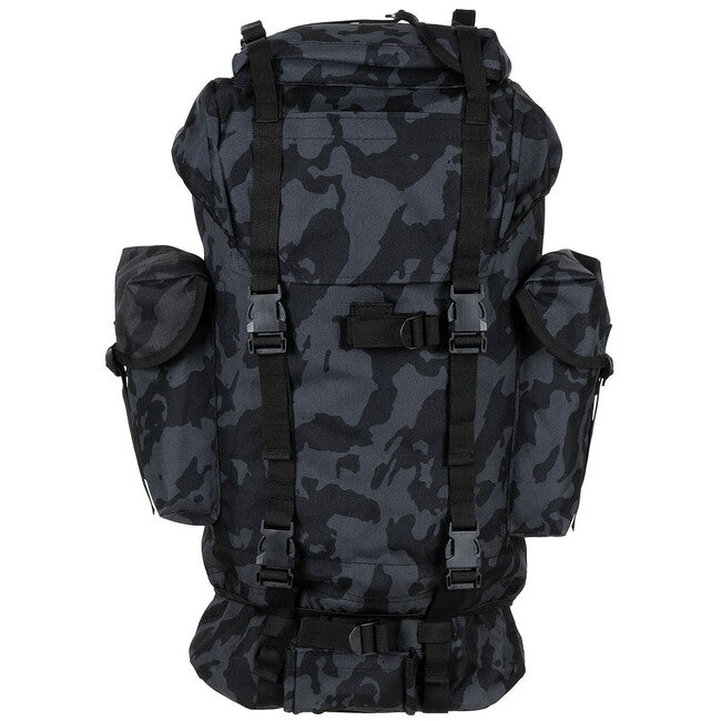 MFH MOLLE 65L Rucksack Aluminiumstange nacht-tarnfarbe