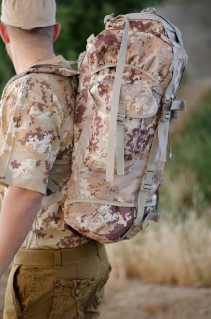MFH BW Waterproof Backpack, Vegetato Desert, 65L