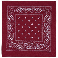 MFH Schal MFH burgund-schwarz ca. 55 x 55 cm, baumwolle