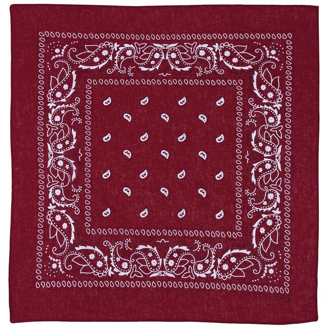 MFH Schal MFH burgund-schwarz ca. 55 x 55 cm, baumwolle