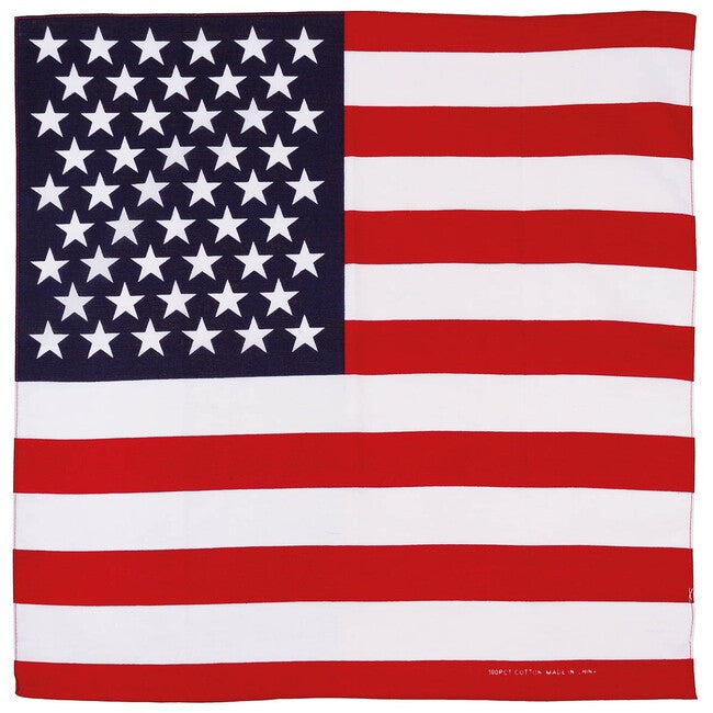 MFH Halstuch US-Flagge ca. 55 x 55 cm Baumwolle