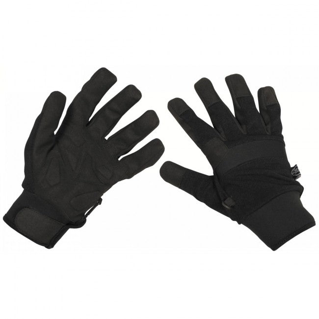 MFH Security handschuhe, schwarz