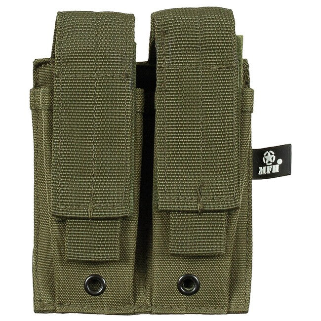 MFH Doppel-MOLLE-Holster, OD grün