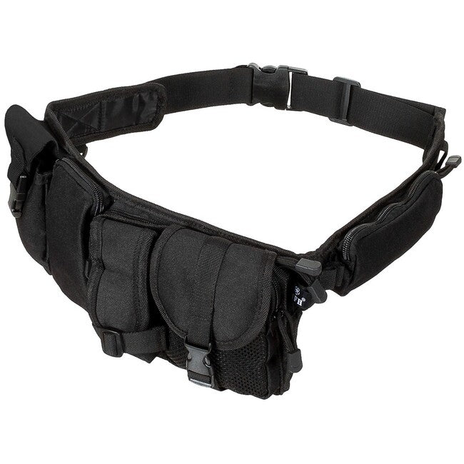 MFH Taktischer Gürtel 6 taschen ca. 5,5 cm schwarz
