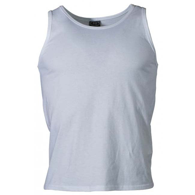 MFH herren-Tanktop weiß, 160g/m2