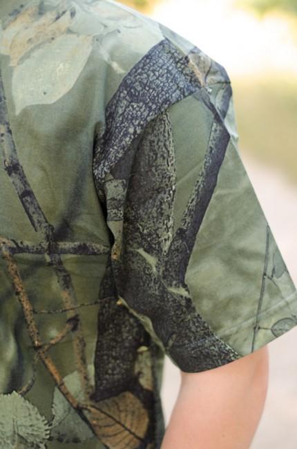MFH Real-Tree-Muster Hunter-Grün T-shirt, 170 g/m²