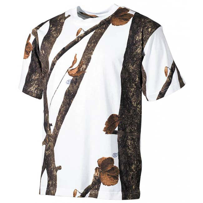 MFH Real-Tree-Muster Hunter-Snow T-shirt, 170 g/m²