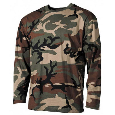 Herren Langarm T-Shirts in Tarnfarben