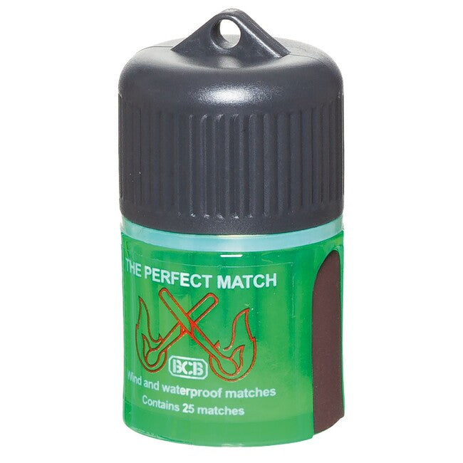 MFH Matches BCB mit Box, wind- und wasserbeständig, 25 Stk.