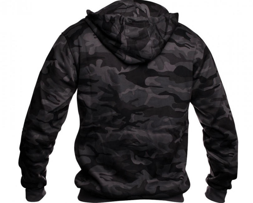 O&T Sweatshirt High Zipper, maskacova seda