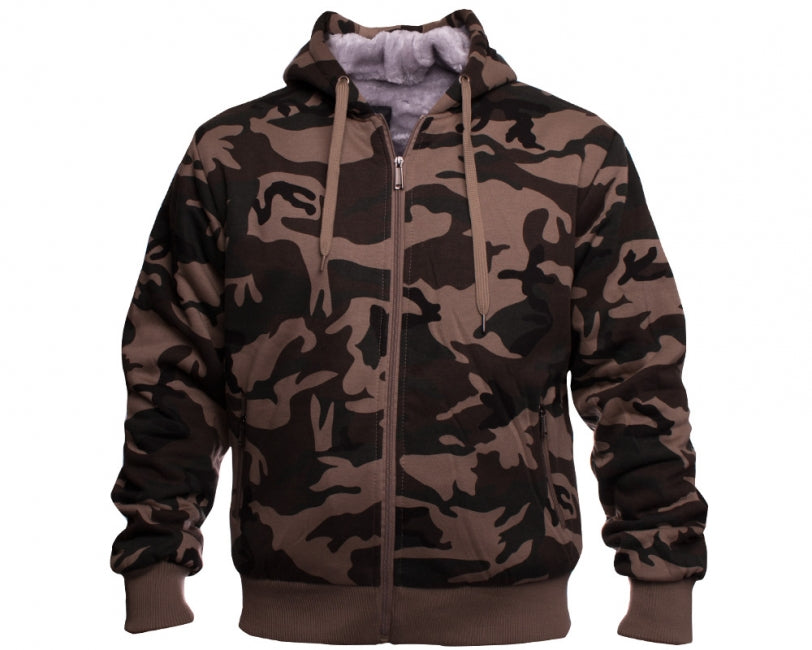 Loshan Sweatshirt Winter zateplena maskacova grün