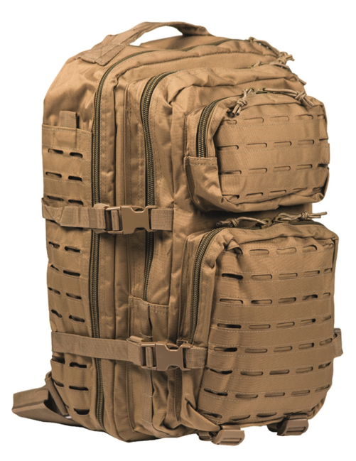Mil-Tec US Assault Large Laser Cut Rucksack, coyote 36 l