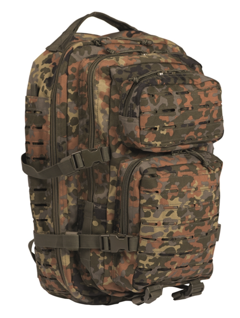Mil-Tec US Assault Large Laser Cut Rucksack flecktarn 36 l
