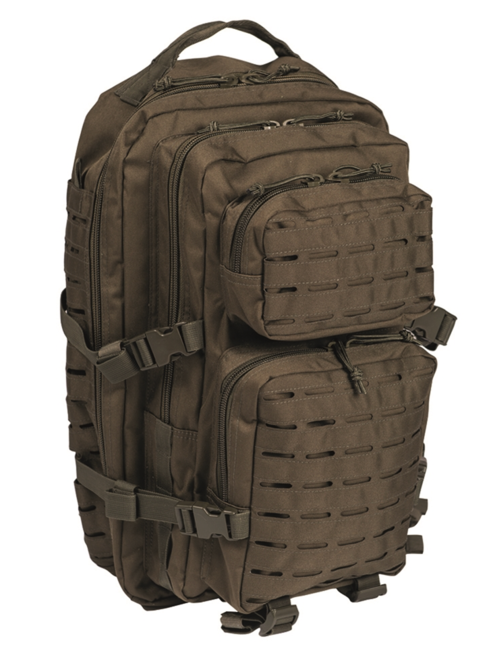 Mil-Tec US Assault Large Laser Cut rucksack, olive, 36 l
