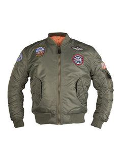 Mil-Tec MA1 kids jacket, olive