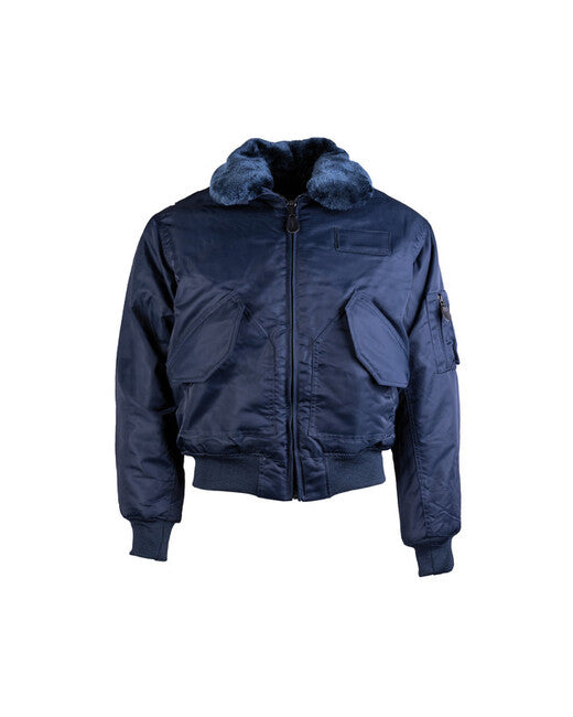 Mil-Tec swat cwu jacke m.abnehmb.kragen dk.blau