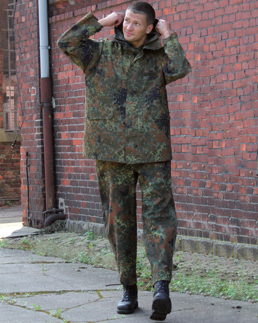 Mil-Tec BW 3-vrstvova Jacke do vlhkeho pocasia repro, flecktarn