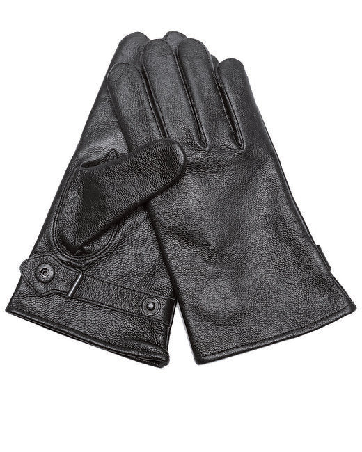 Mil-Tec BW Lederhandschuhe mit schwarzer Fütterung