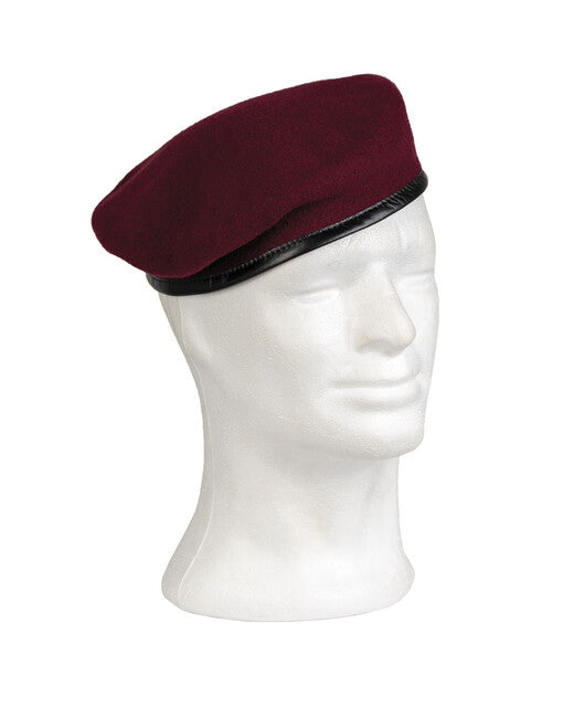 Mil-Tec Cdo Barett 'plein ciel' bordeaux