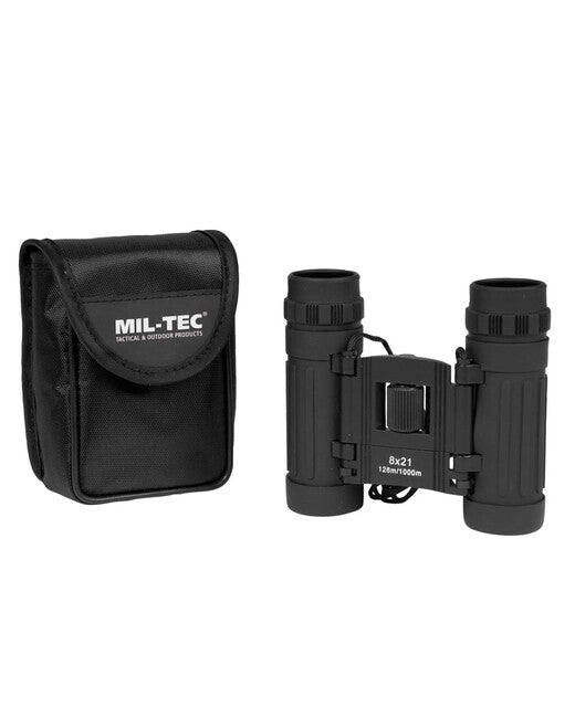 Mil-Tec Fernglas faltbar 8x21 schwarz